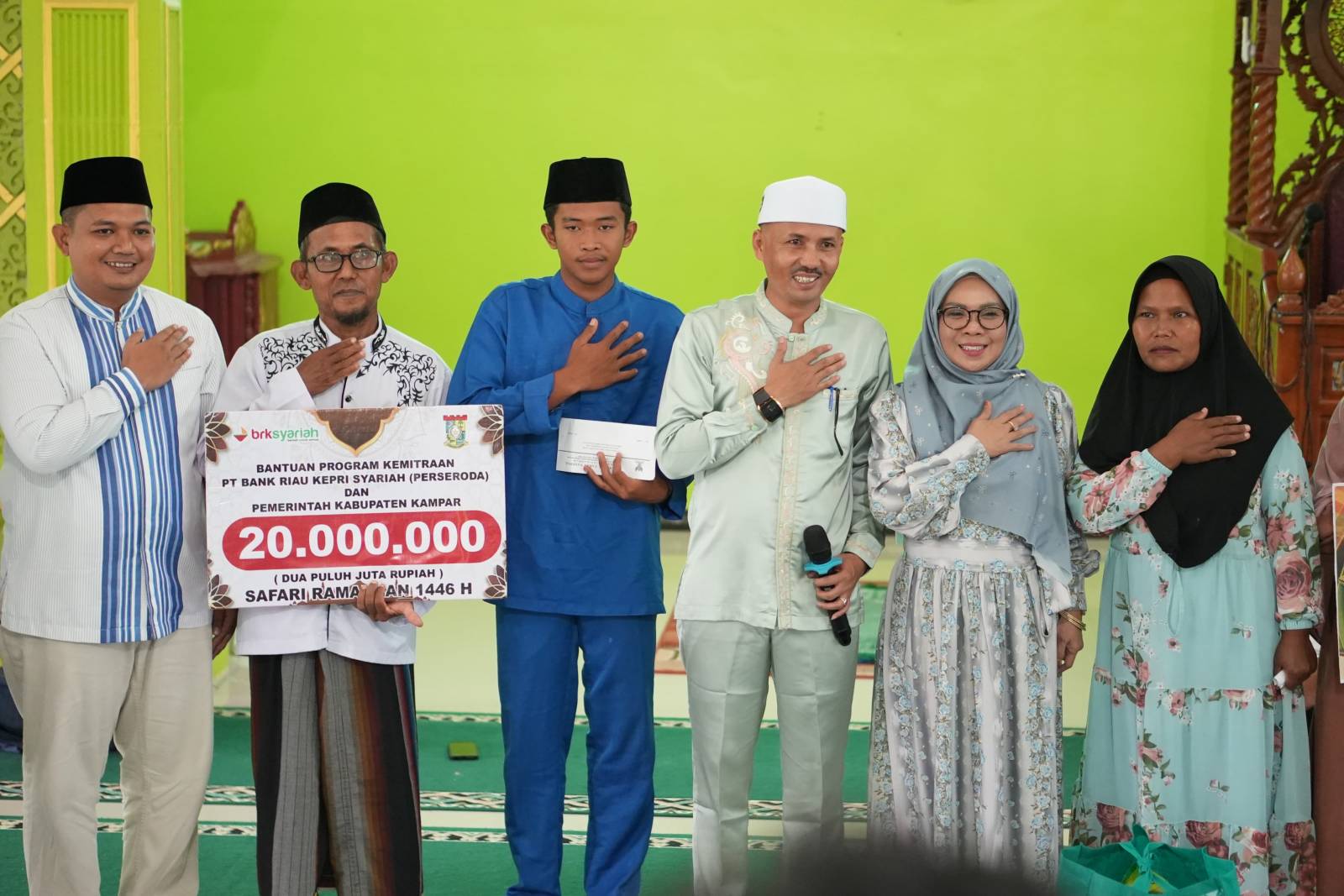 Safari Ramadhan Desa Deli Makmur, Wakil Bupati Mishari Sampaikan Program Kampar Dihati