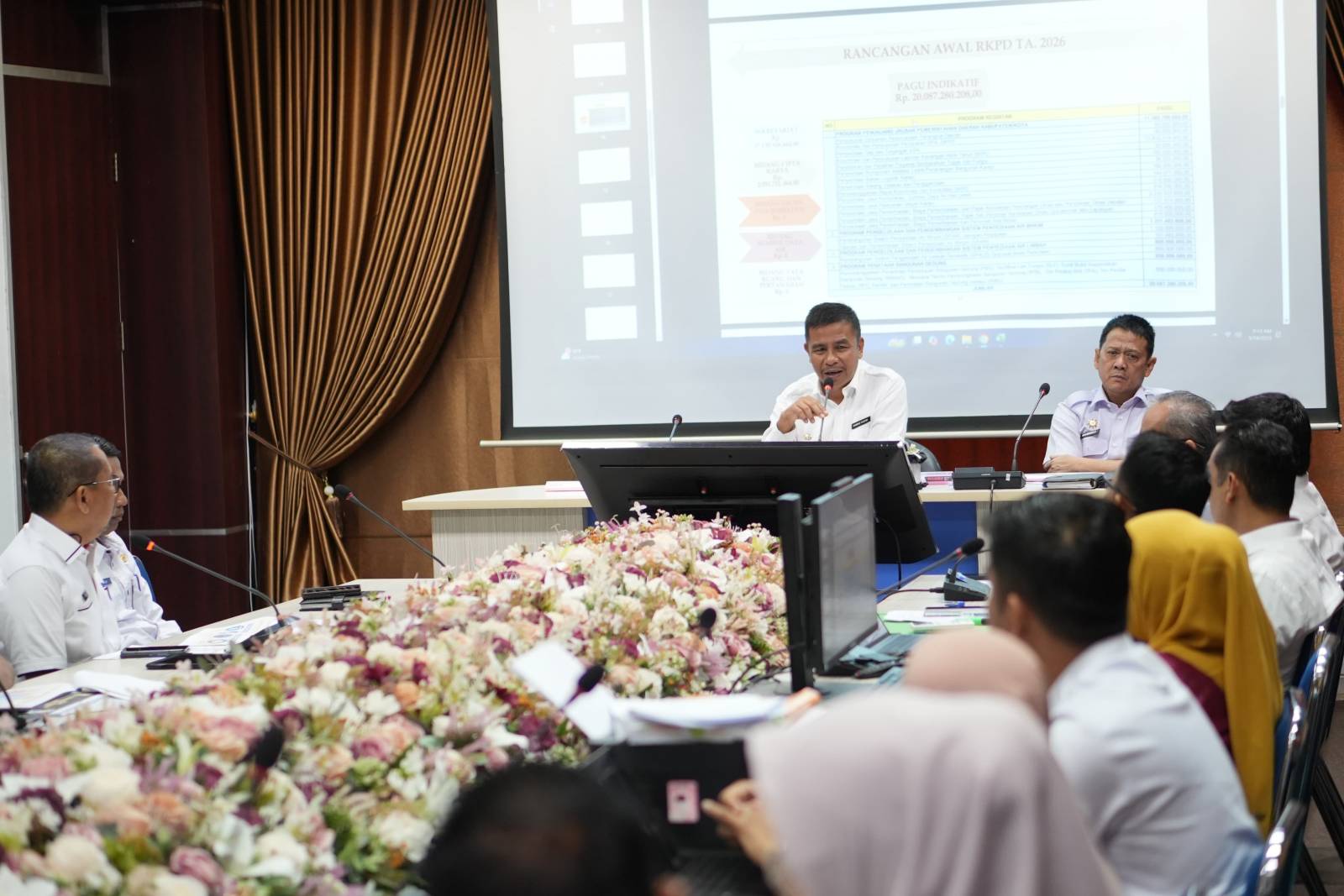 Pra Musrenbang RKPD, Bupati Kampar dan Sekda Kampar Bahas Langsung Bersama OPD