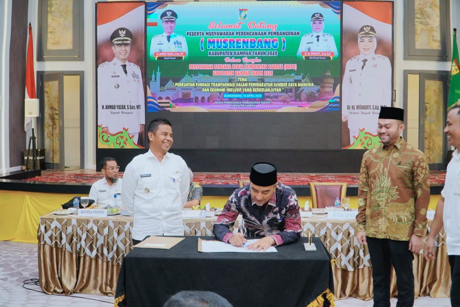 Musrenbang RKPD 2025, Bupati Ahmad Yuzar: Momentum Untuk Wujudkan Kabupaten dan masyarakat Kampar yang Maju dan Sejahtera
