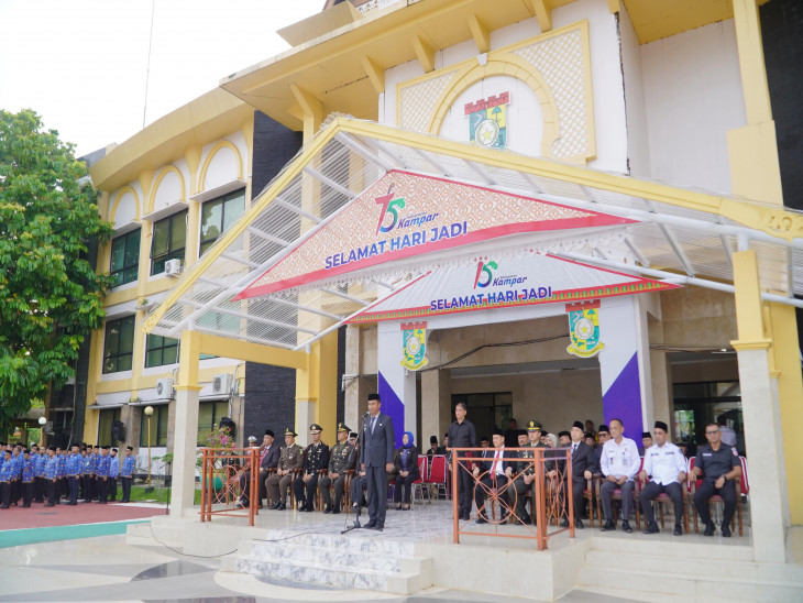 Peringatan Hari Lahir Pancasila Di Kabupaten Kampar, Bupati Kampar Tegaskan Untuk Jadikan Pancasila Sebagai Pedoman dan Sumber Inspirasi