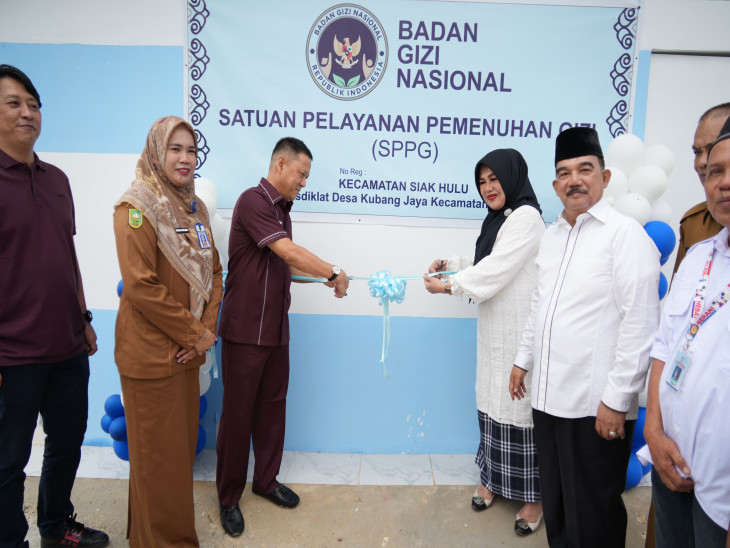 Dapur MBG Yayasan Jefry Noer Madani  Launching di Riau
