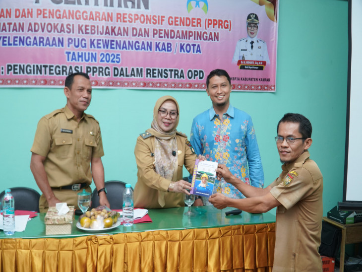 Pemkab Kampar Gelar Pelatihan PPRG: Dorong Integrasi Gender dalam Perencanaan dan Penganggaran OPD