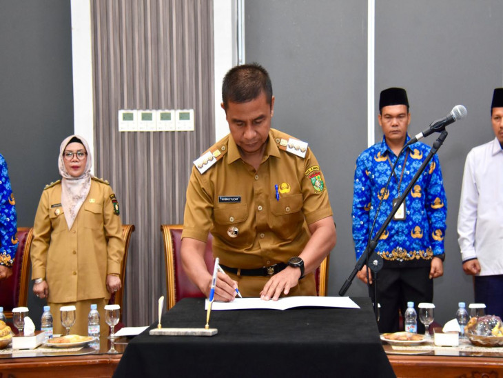 Ketua dan Dewan Pengurus KORPRI Kampar Periode 2025-2030 Dikukuhkan , Ini Pesan Bupati Kampar