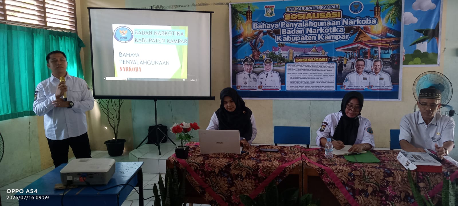 BNK Kampar Edukasi Siswa Tapung dan Kampar Soal Bahaya Narkoba: Selamatkan Generasi Emas 2045