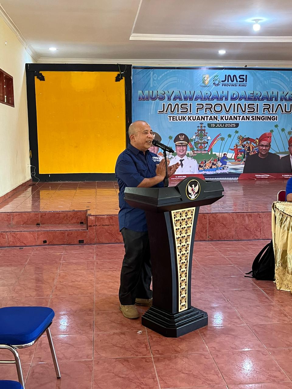 Dheni Kurnia Terpilih Kembali Pimpin JMSI Riau, Ajak Media Perkuat Jurnalime Berkualitas   