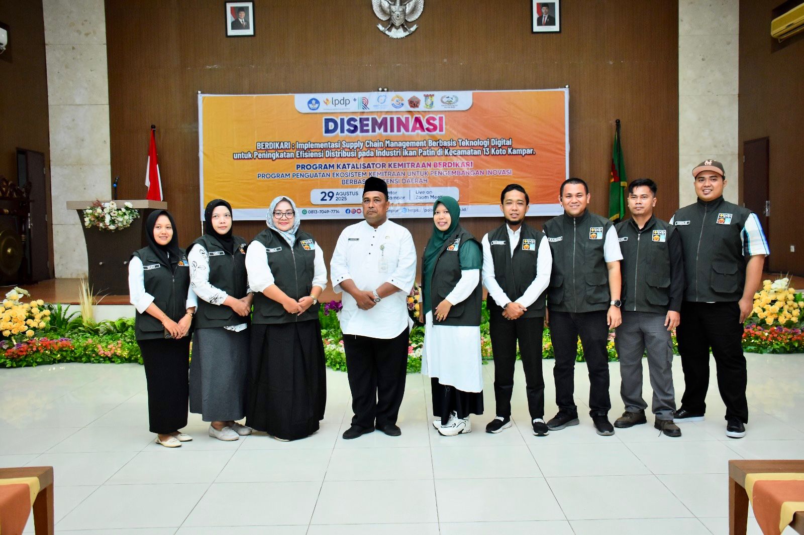 Diseminasi dan Launching Hasil Riset Tim Politeknik Kampar: Program BERDIKARI Dorong Transformasi Industri Ikan Patin Kampar