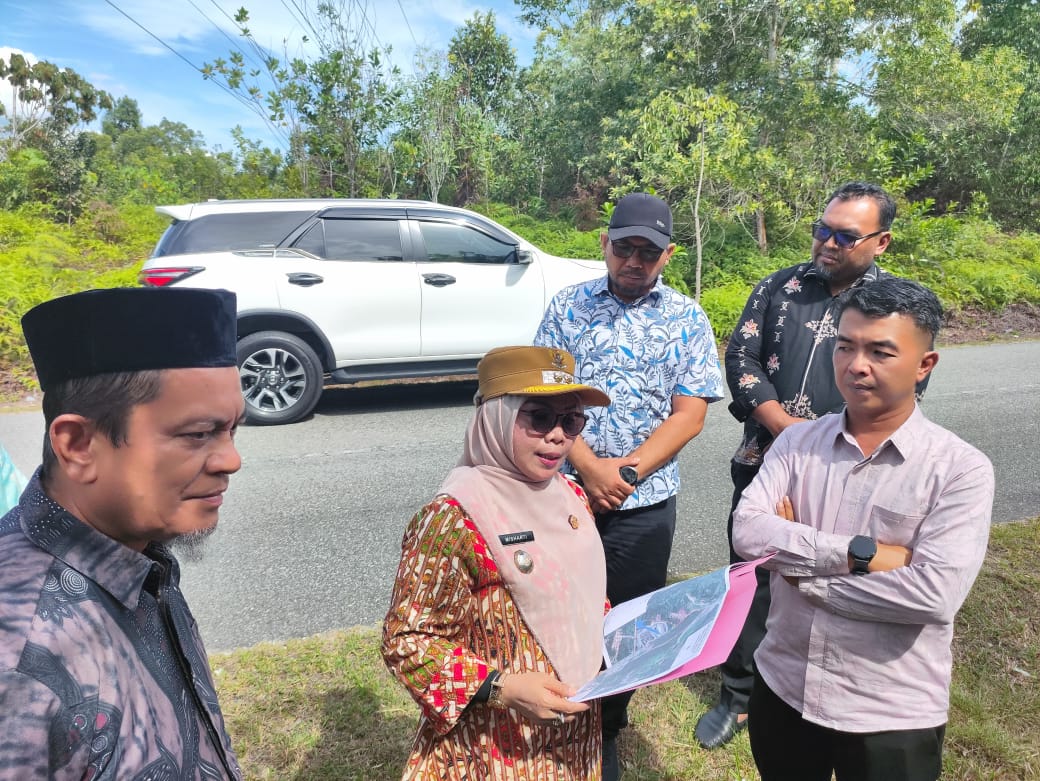 Pemkab Kampar Siap Wujudkan Program Sekolah Rakyat, Wakil Bupati Tinjau Lahan Pembangunan