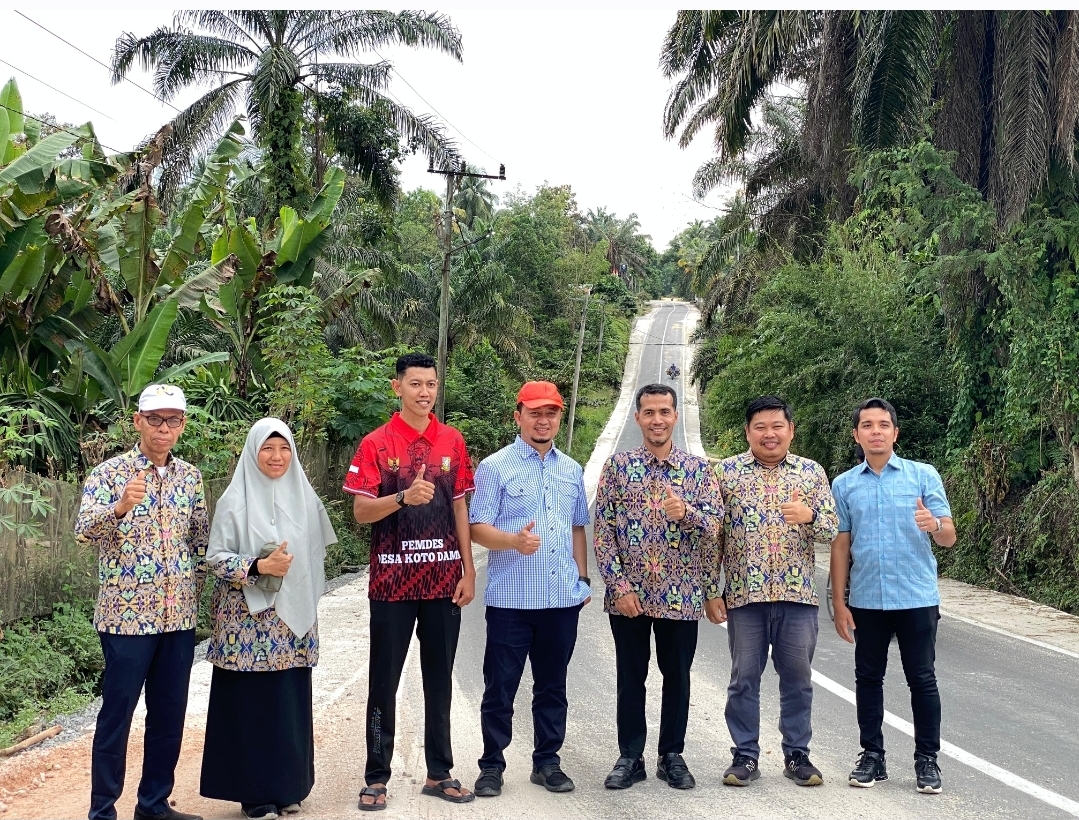 Syahrul Aidi Tinjau Pembangunan Jalan Koto Damai-Suka Menanti yang Berasal dari Inpres 2025