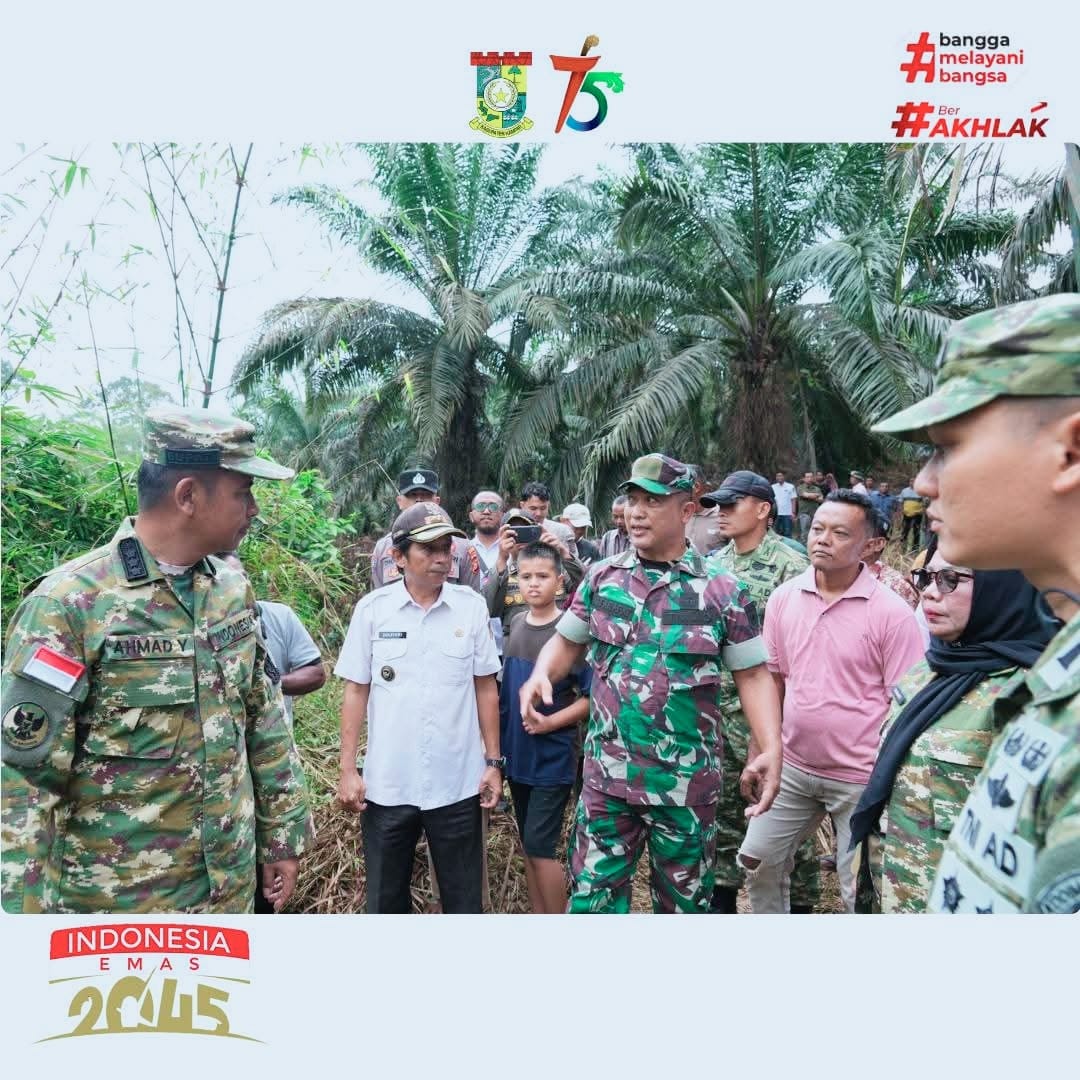 Dibangun 2026, Bupati Kampar Tinjau Lokasi Pembangunan Jembatan di Desa Bukit Melintang Kuok dan Kampung Pinang Perhentian Raja