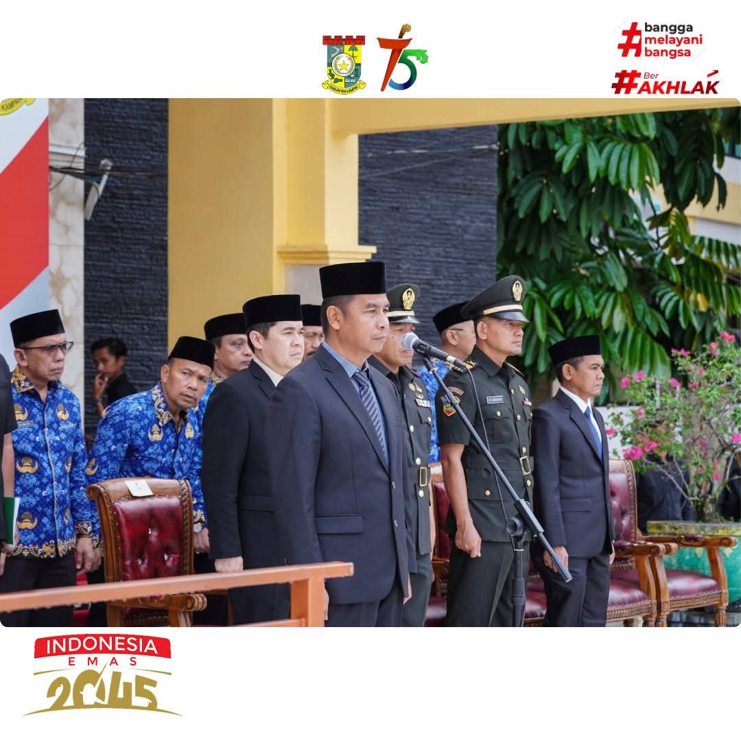 Bupati Kampar Pimpin Upacara Peringatan Hari Bela Negara ke-77