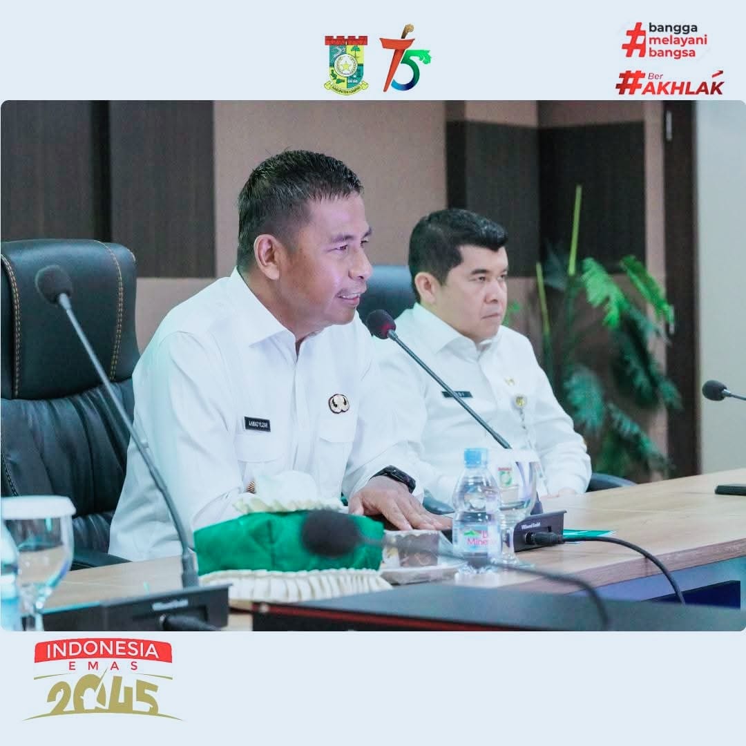 Bupati Kampar Tandatangani Nota Kesepakatan Strategis dengan Lembaga Vertikal dan Perbankan Syariah