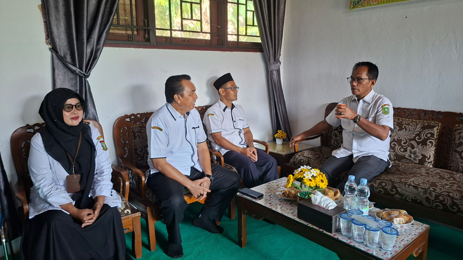 Disdikpora Kampar Cek Kesiapan ASN di Koto Kampar Hulu, Fasilitas Sekolah Jadi Perhatian