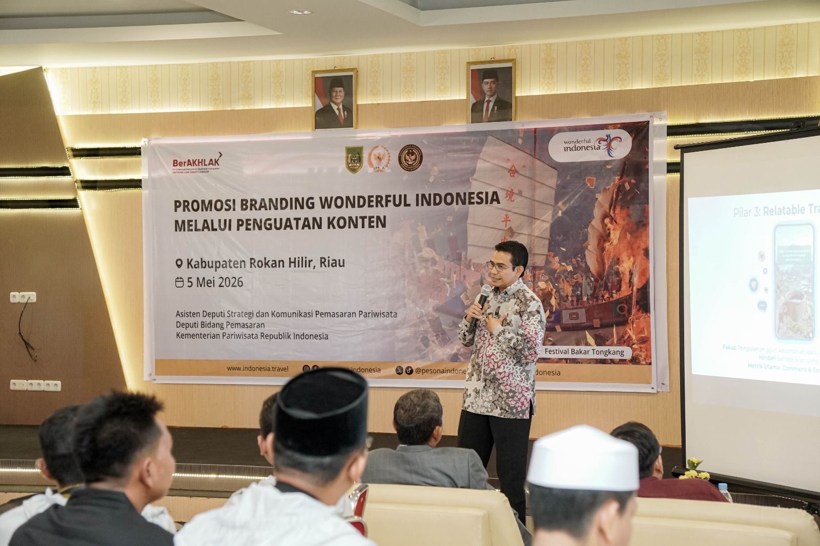 Hendry Munief dan Kemenpar Gelar Bimtek Promosi Wisata di Rohil: Latih Gen Z Manfaatkan Media Sosial
